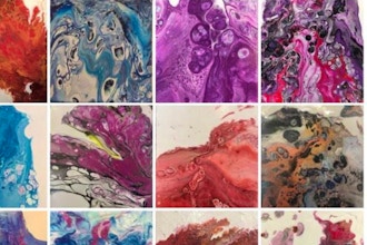 Acrylic Paint Pouring: Create TWO Abstract Paintings